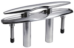 Retract push-up cleat mirrorpolished AISI316 220mm 